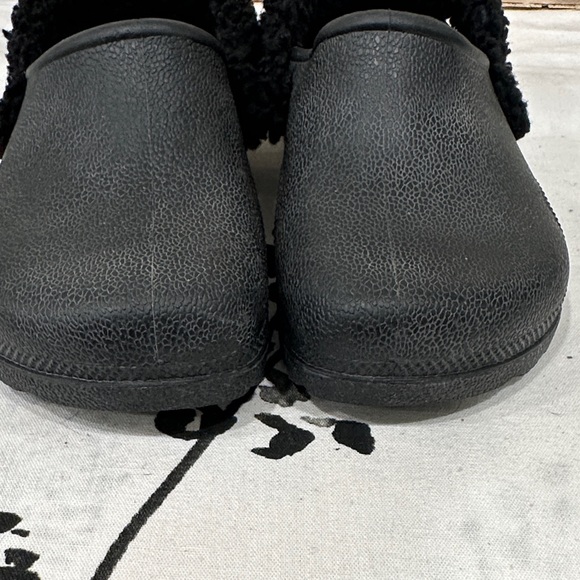 Coach Black Lola Shearling Clogs - Picture 9 of 9